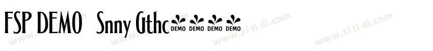 FSP DEMO   Snny Gthc字体转换